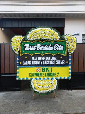 Papan Bunga Duka di Tanjung Balai Kota Iii
