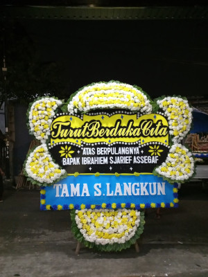 Papan Bunga Duka di Tanjung Balai Kota Iii
