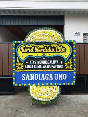 Papan Bunga Duka di Tanjung Balai Kota Iii