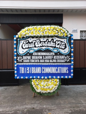 Papan Bunga Duka di Tanjung Balai Kota Iii